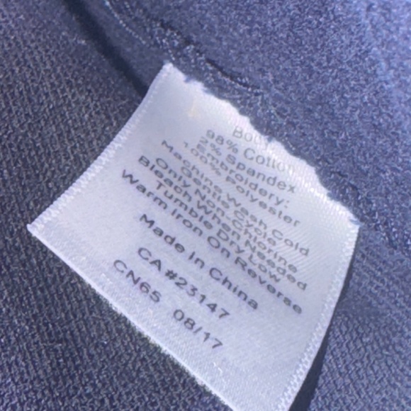 EUC Talbots Velveteen Polar Bear Mini Skirt Navy Blue Size 14 - Picture 5 of 8